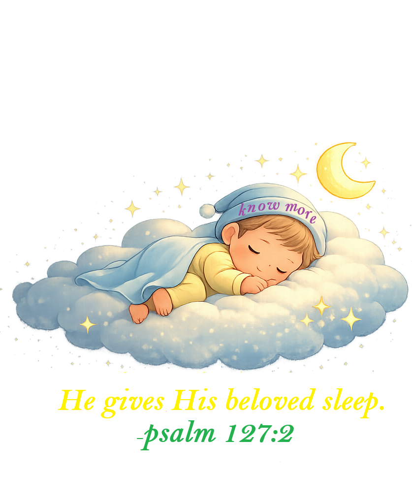 Sleeping Baby on Cloud - Biblical Sleep Aid